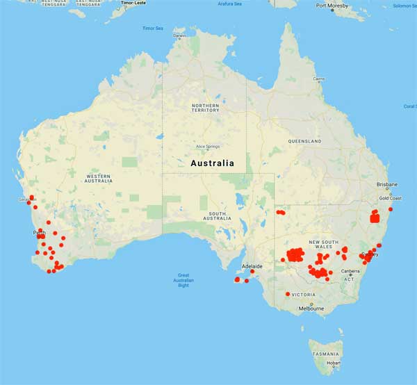 collecting locality map for 'Ashby, E.(NSW)'