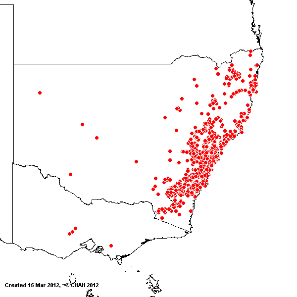 Colin Burgess collecting localities