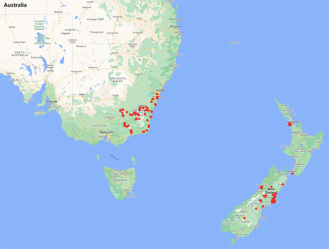 collecting locality map for 'Edgar, E.'