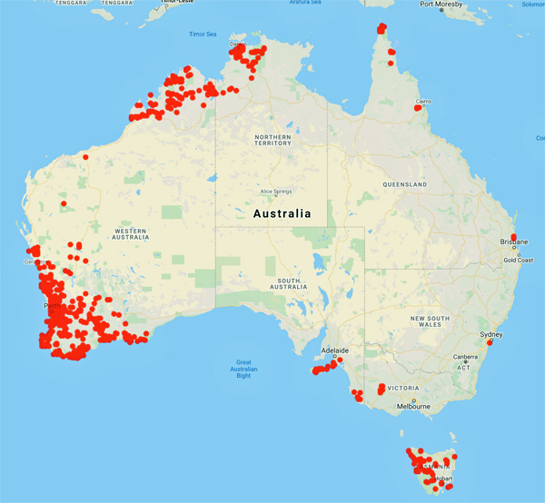 Lowrie, A. collections map